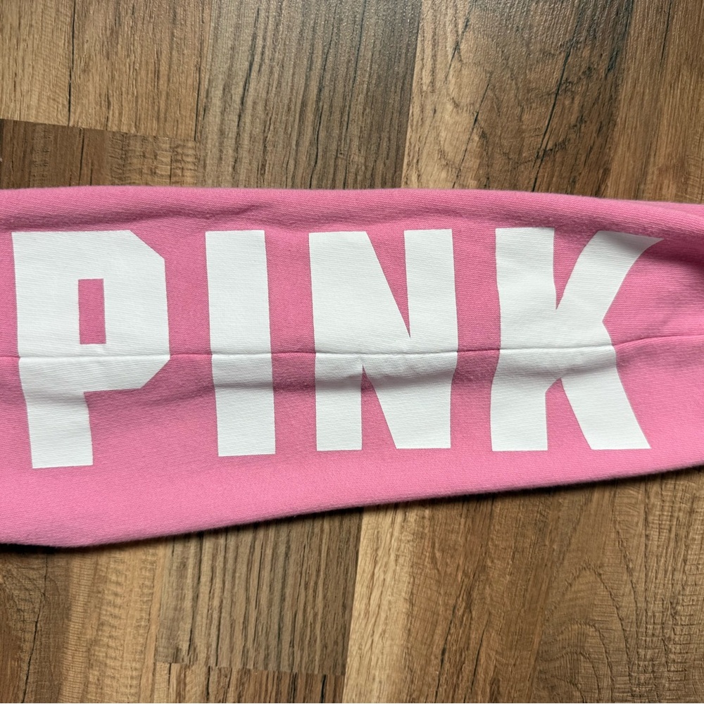 PINK VS Pink Joggers & Lavender Rhinstone Zip-Up Hoodie - Picture 6 of 8